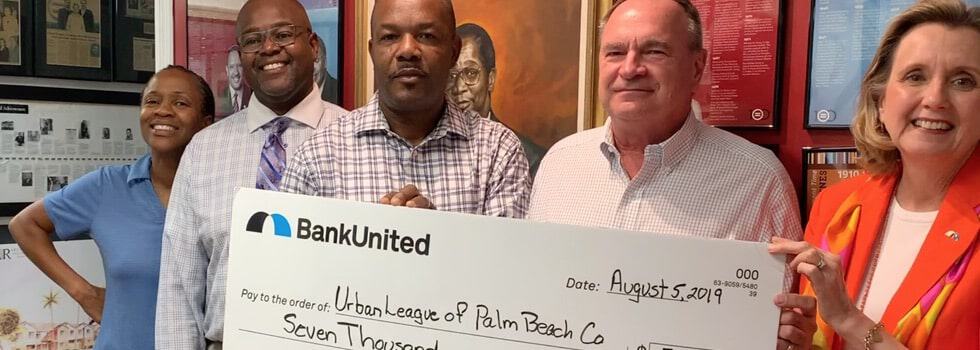 people receiving large check