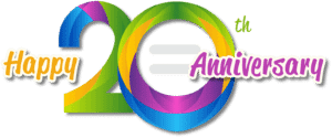 20th anniversary logo