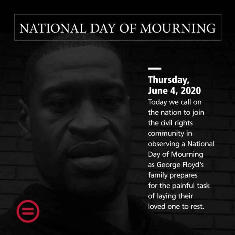 National Day of Mourning Flyer