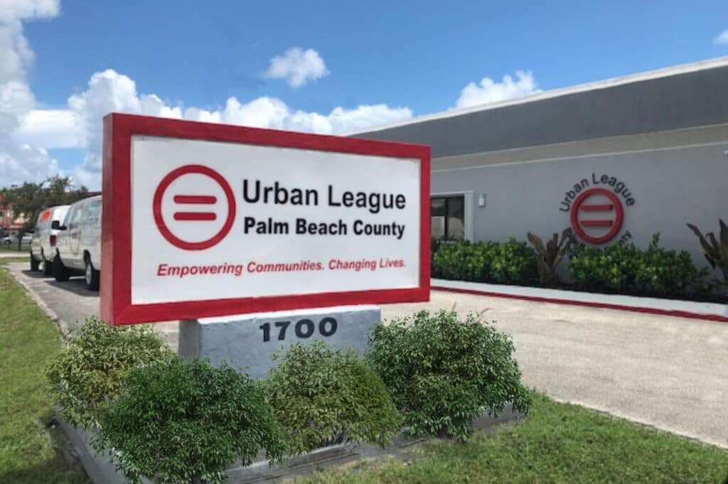 Urban league headquarters sign